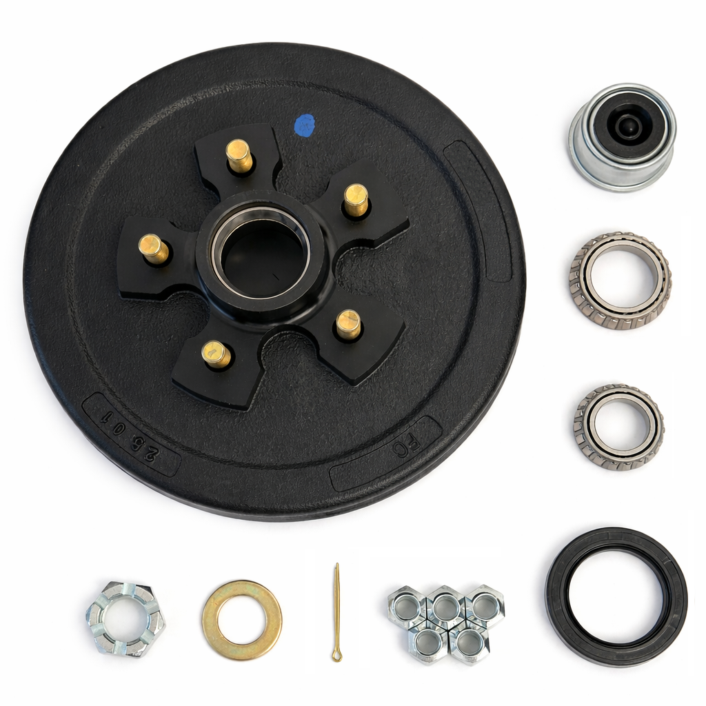 Trailer Brake Drum Assembly for 3500 Lbs Axle - 5 Lug